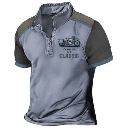 Kritsada - Stylish Half Zipper Polo Shirt